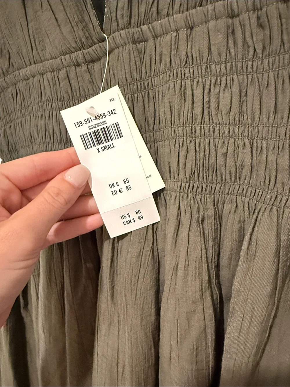 NWT Green Abercrombie Dress - Picture 2 of 4